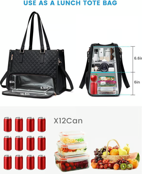 Insulated Laptop and Lunch Bag