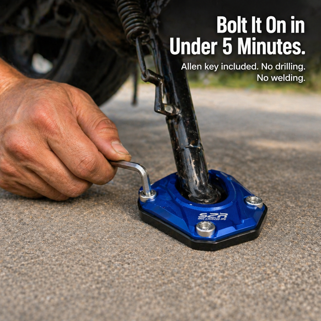 TitanGrip™ — Never Worry About Your Bike Tipping on Soft Ground Again