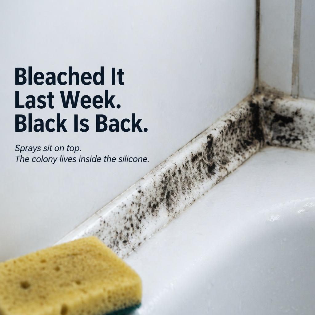 MoldClearPro™ — Erase Black Mold From Silicone, Grout & Rubber Seals In Hours