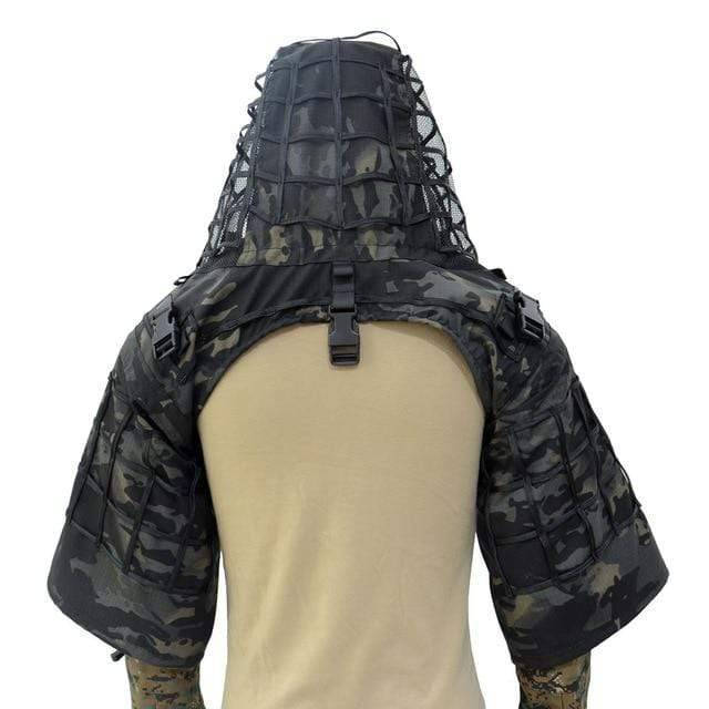 Tactical Ghillie Suit Base with Viper Hood for Stealth Concealment