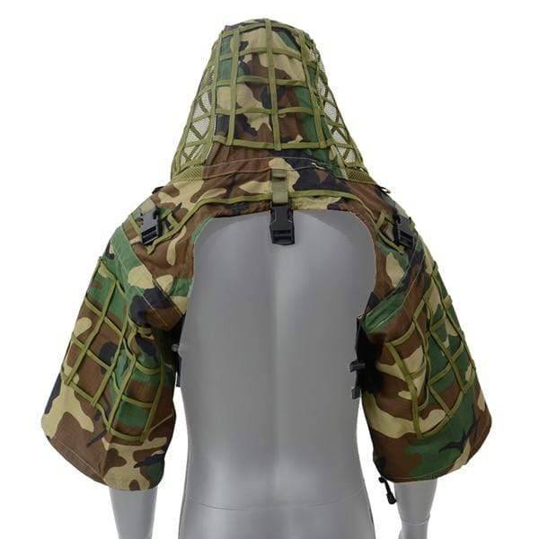 Tactical Ghillie Suit Base with Viper Hood for Stealth Concealment