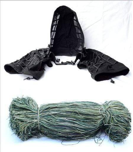 Tactical Ghillie Suit Base with Viper Hood for Stealth Concealment