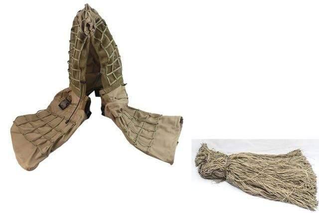 Tactical Ghillie Suit Base with Viper Hood for Stealth Concealment
