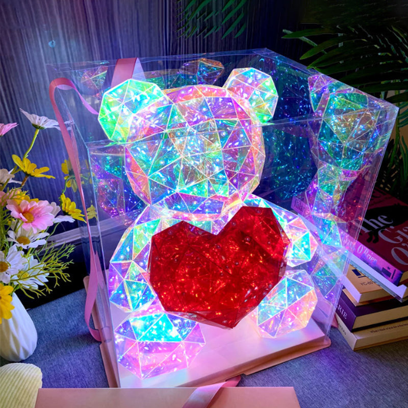 Glow-in-the-Dark Cuddly Bear – A Heartwarming Plush Toy