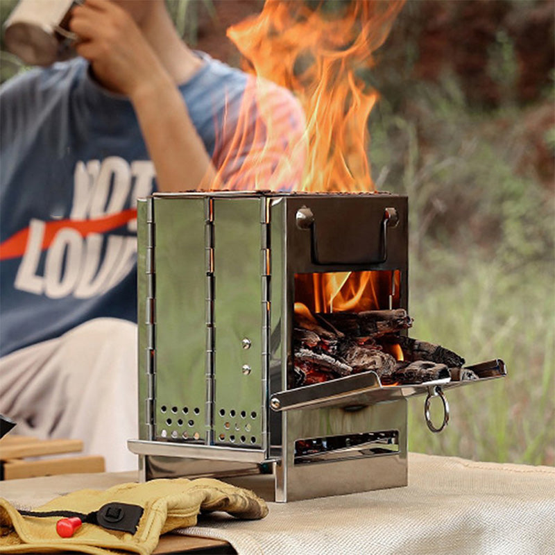 Portable Folding BBQ Grill for Camping