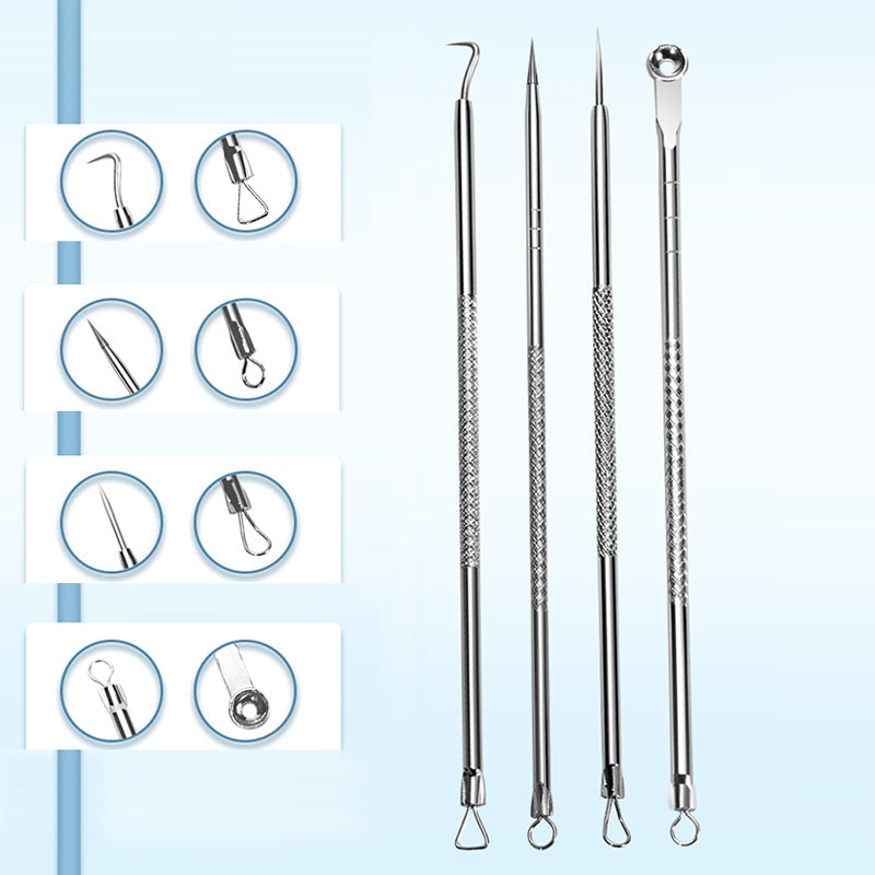 Stainless steel blackhead removal kit