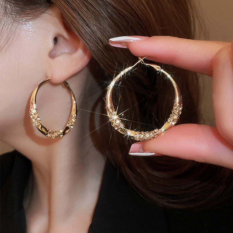 Buy One Get One Free | Timeless Hoop Earrings with Sparkling Zirconia