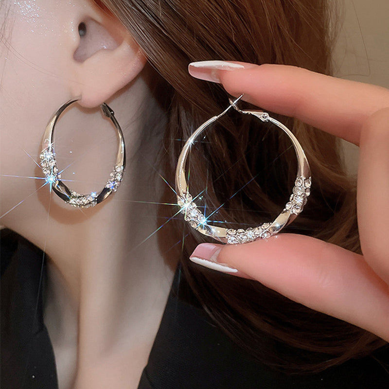 Buy One Get One Free | Timeless Hoop Earrings with Sparkling Zirconia