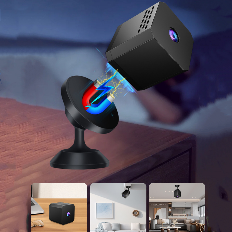 HD Security Camera with Night Vision and Wireless Connectivity