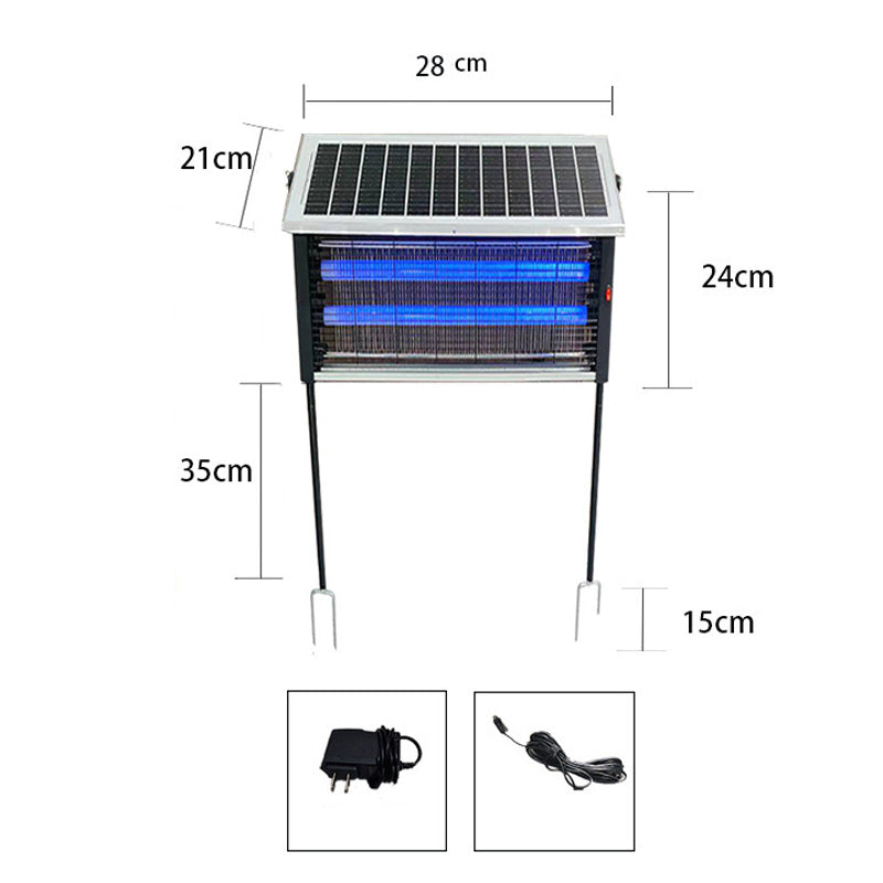 3500V Solar Insect Zapper for Indoor and Outdoor Use