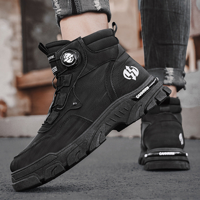 Adjustable Work-Style Shoes – Sturdy Fit in 2 Seconds