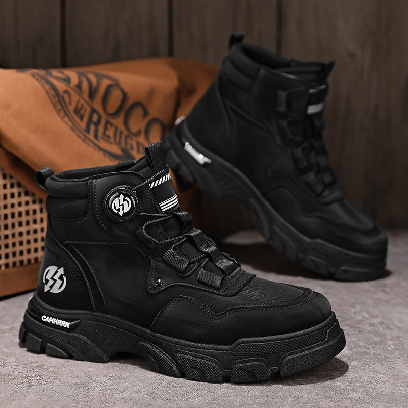 Adjustable Work-Style Shoes – Sturdy Fit in 2 Seconds