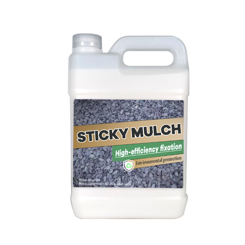 Garden Adhesive – No More Flying Mulch and Gravel