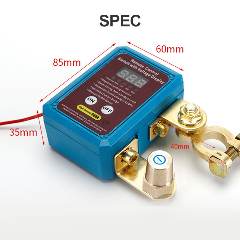 Remote-Controlled Battery Disconnect Switch for Vehicles