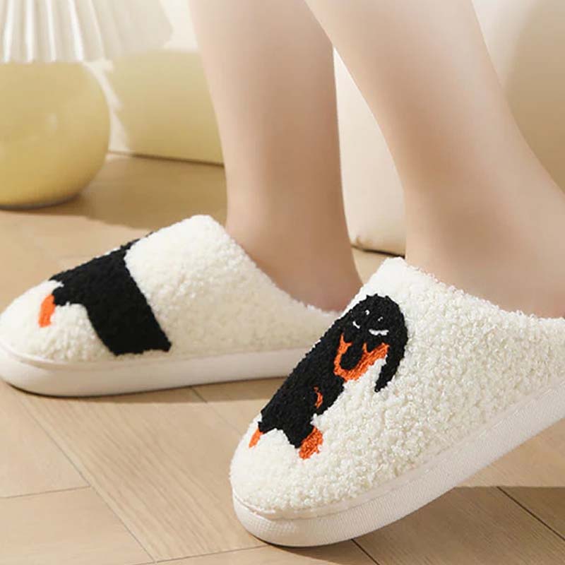 Cozy and Warm Winter Slippers for Dachshunds