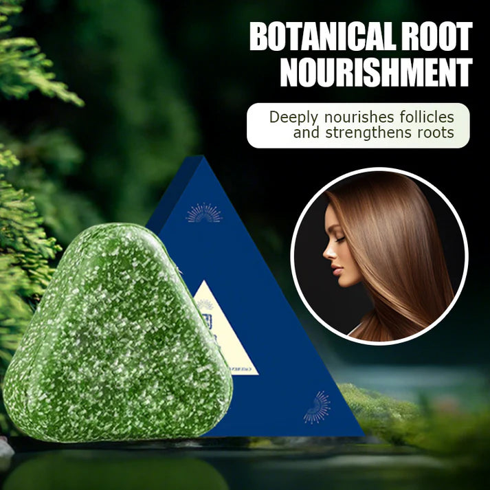 Natural Solid Shampoo to Strengthen Hair