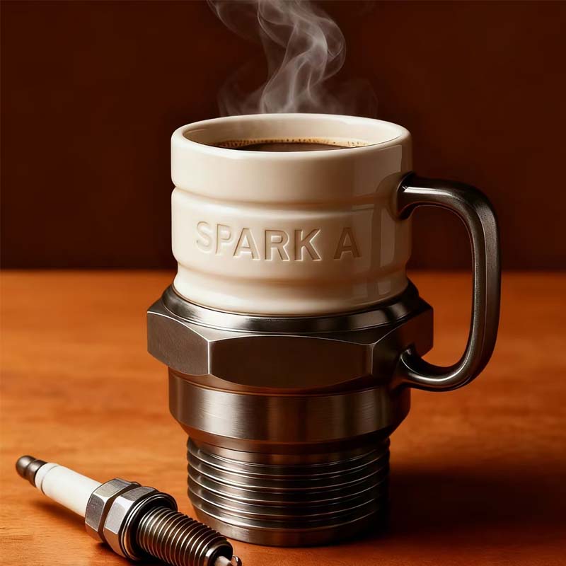 Unleash Your Inner Mechanic with Every Bold Sip