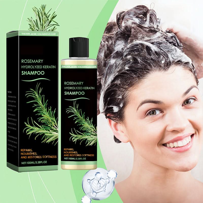 ViraSage™ Rosemary Keratin Shampoo — Unleash Fuller, Stronger Hair That Turns Heads