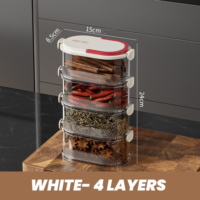 Aroma Organizer - Spice Freshness and Order at the Push of a Button