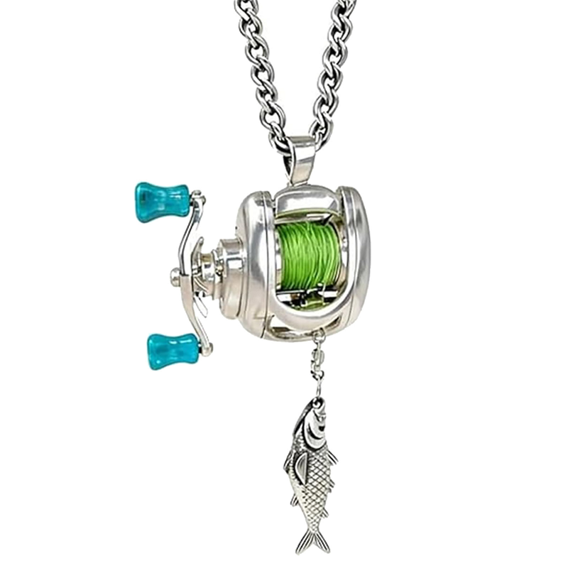 Showcase Your Passion for Fishing with a Stylish Heart Pendant