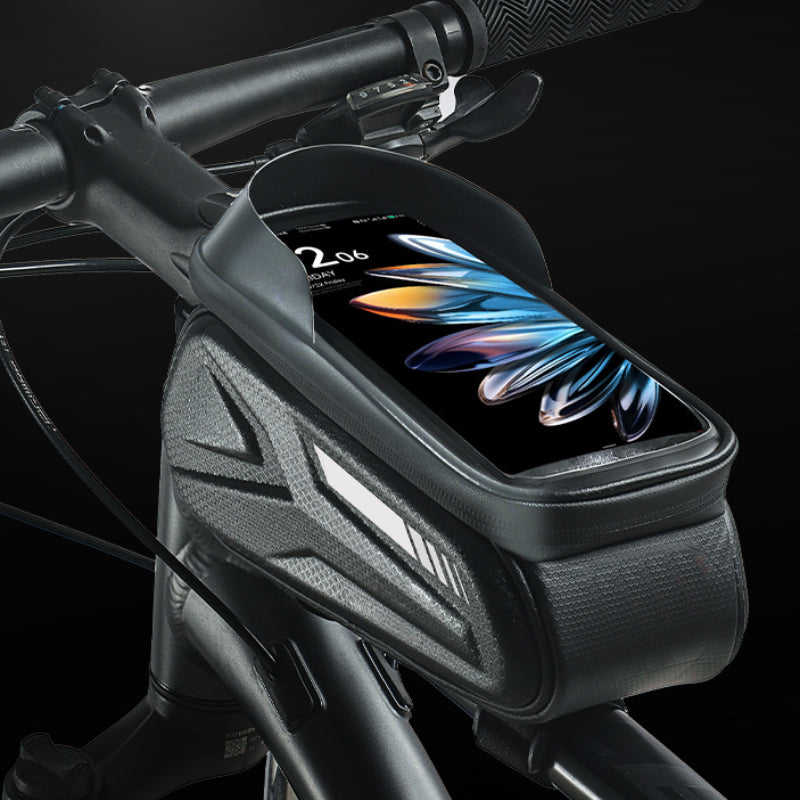 Waterproof Bicycle Frame Bag with Phone Holder