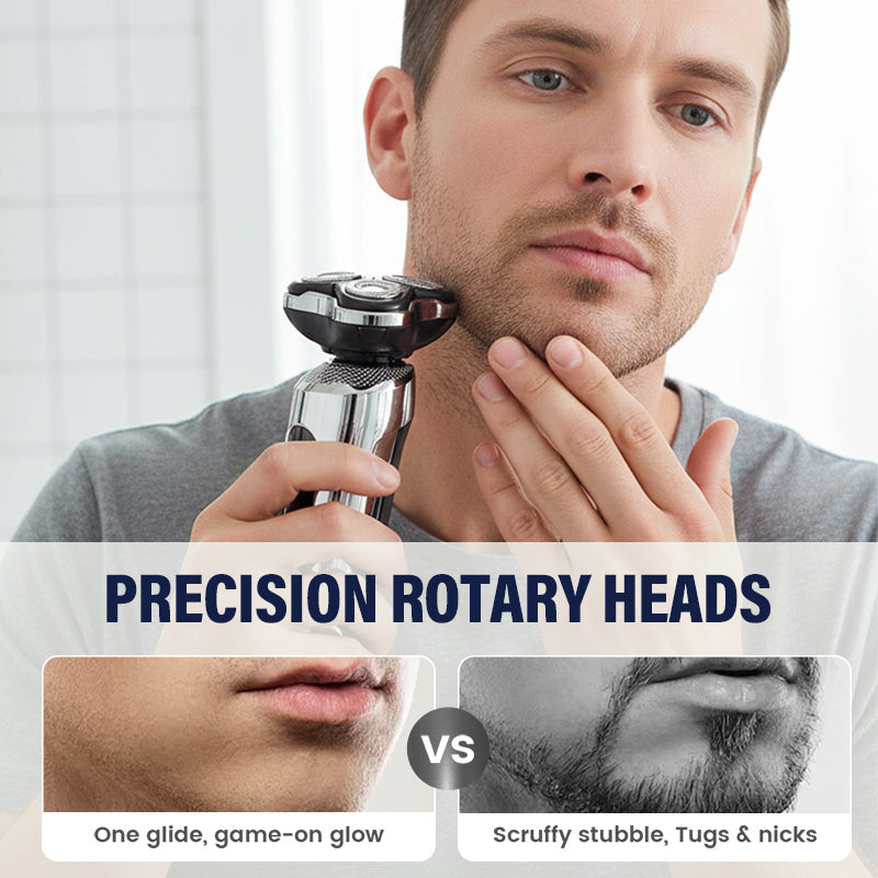 3-in-1 Men's Electric Shaver with 3D Floating Head
