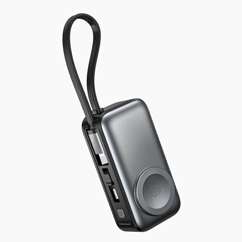 3-in-1 Magnetic Power Bank with Wireless Charging Capability