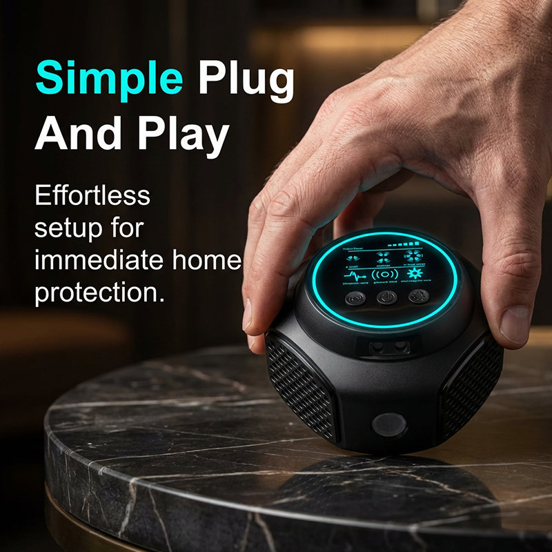 Ultrasonic Pest Repeller with Touchscreen Display
