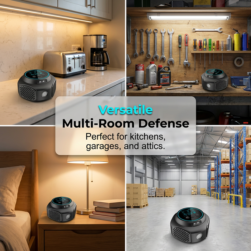 Ultrasonic Pest Repeller with Touchscreen Display