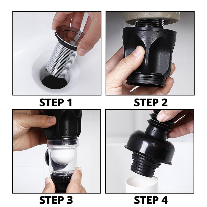 Telescope Drain Pipe with Odor Trap