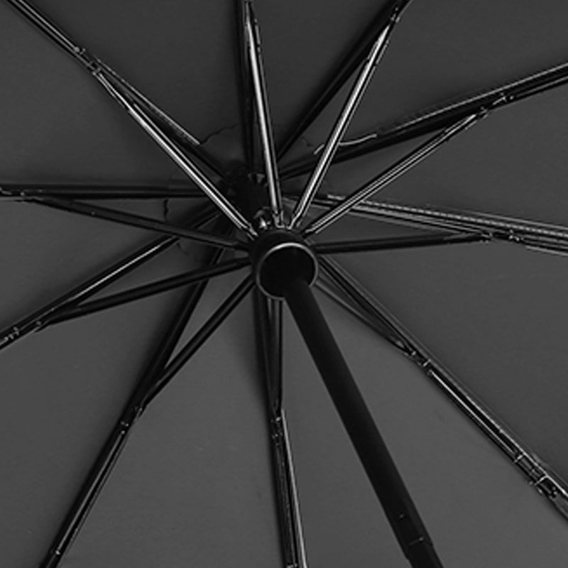 Compact Folding Umbrella with UV Protection for Sun and Rain