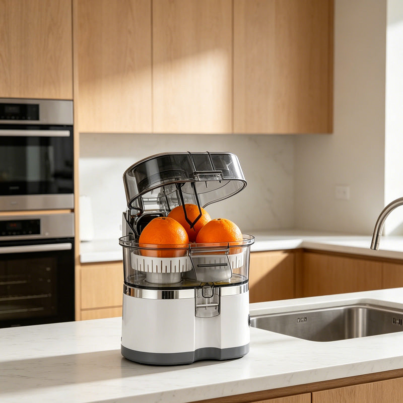 Automatic Citrus Juicer with Dual Head Design