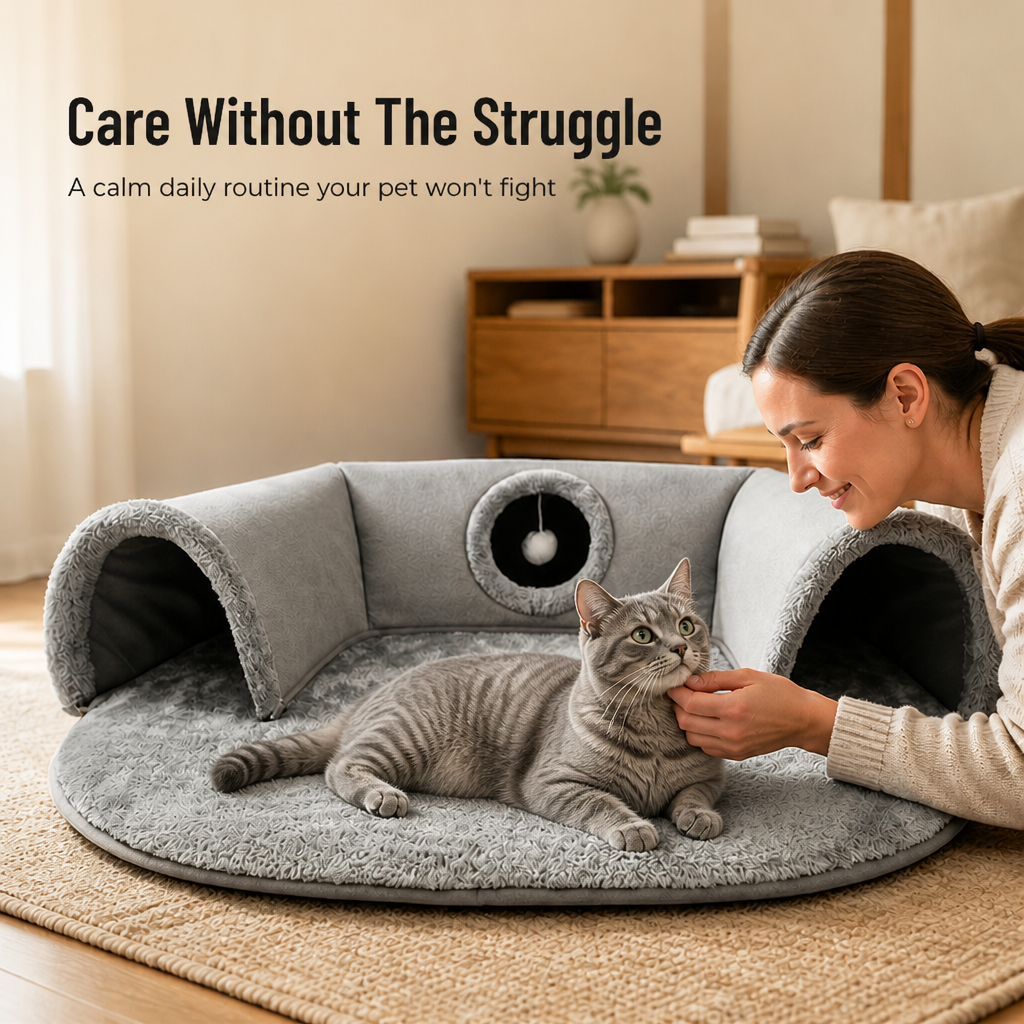 CozyNest™ — Transform Your Cat’s Day with Endless Comfort and Play