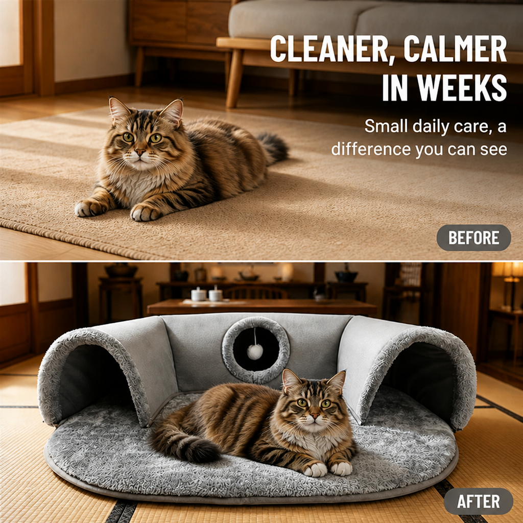 CozyNest™ — Transform Your Cat’s Day with Endless Comfort and Play