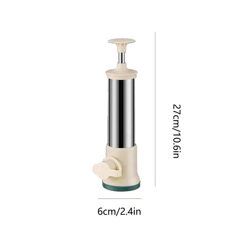 Manual Stainless Steel Sausage Filler with 4 Nozzles