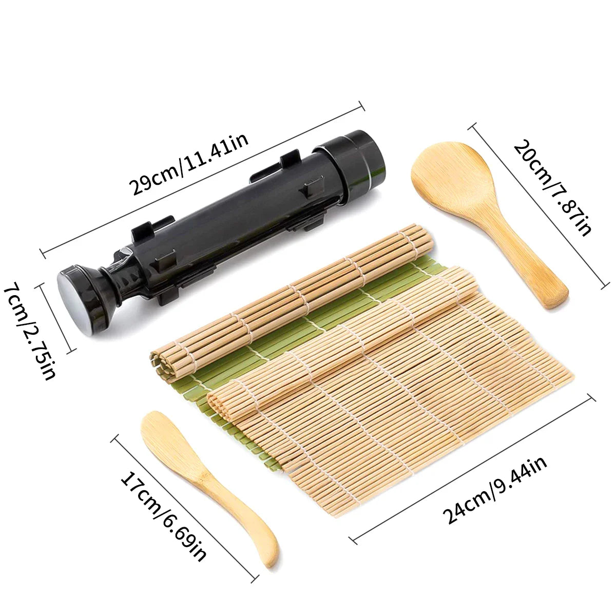 Sushi Maker Kit with Bamboo Rolling Mat