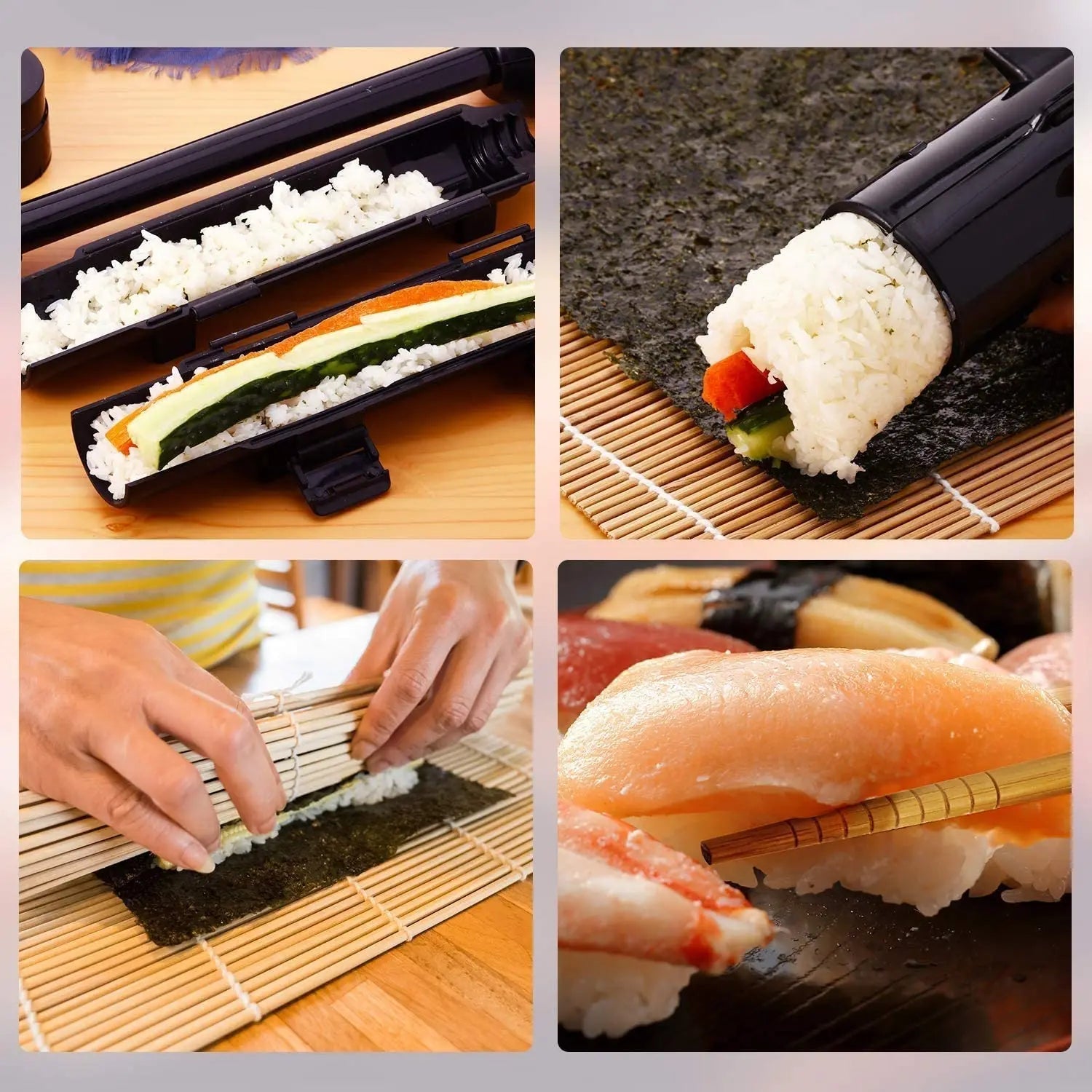 Sushi Maker Kit with Bamboo Rolling Mat