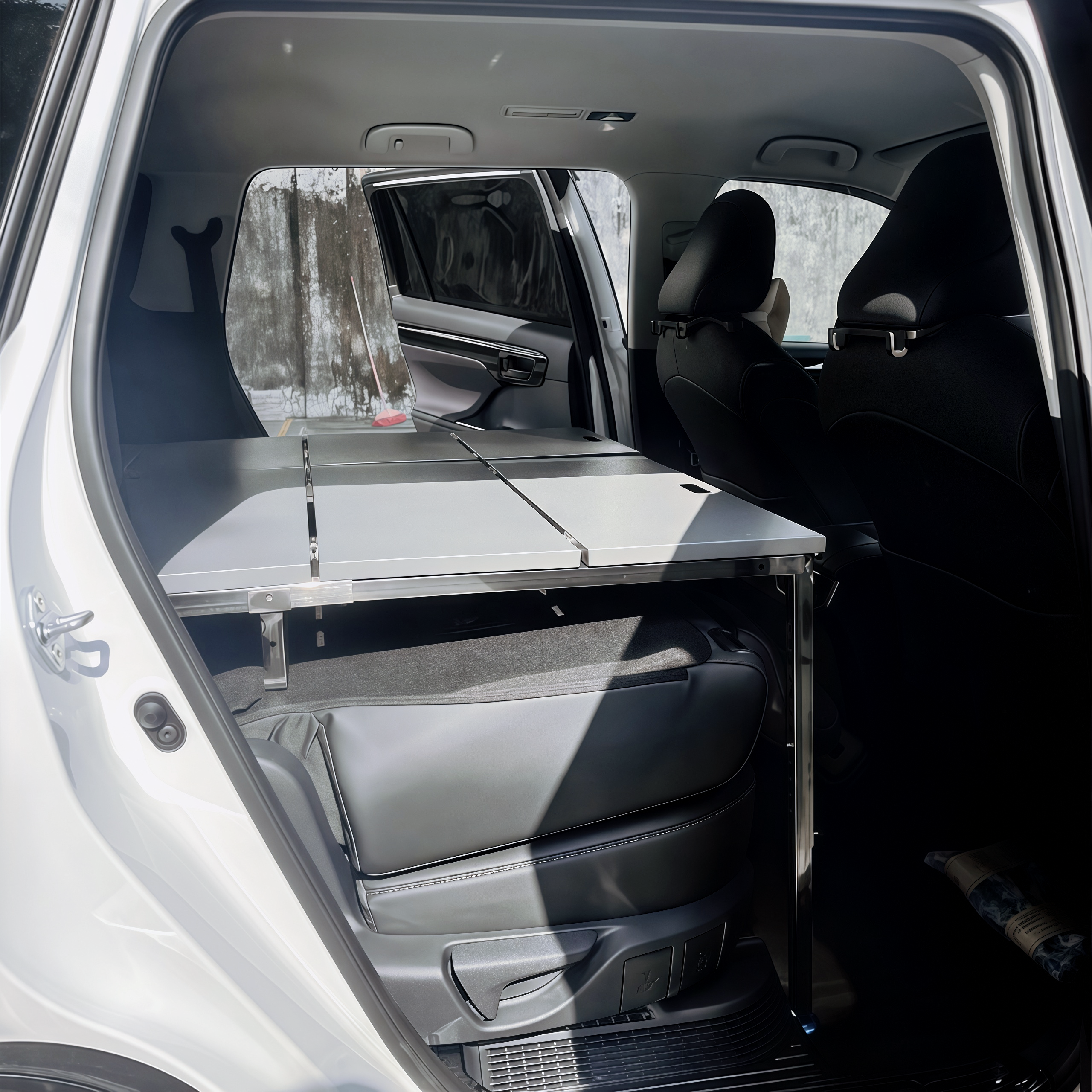 Sleeping Platform for SUV Camping with Storage Drawers
