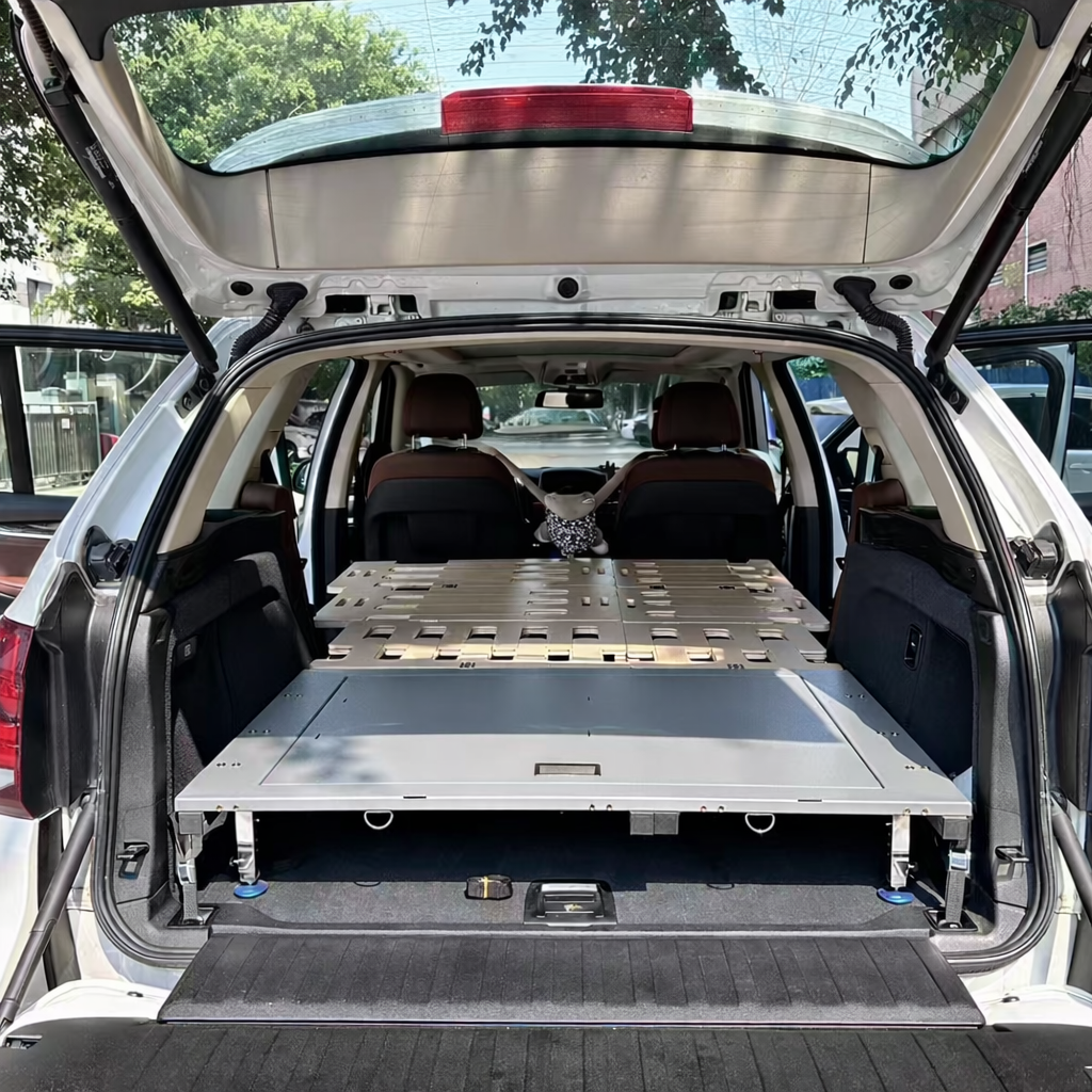 Sleeping Platform for SUV Camping with Storage Drawers