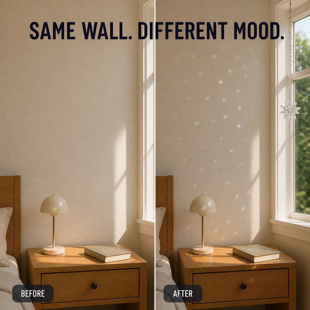 LumiAura™ — Turn Any Window Into a Daily Rainbow Light Show