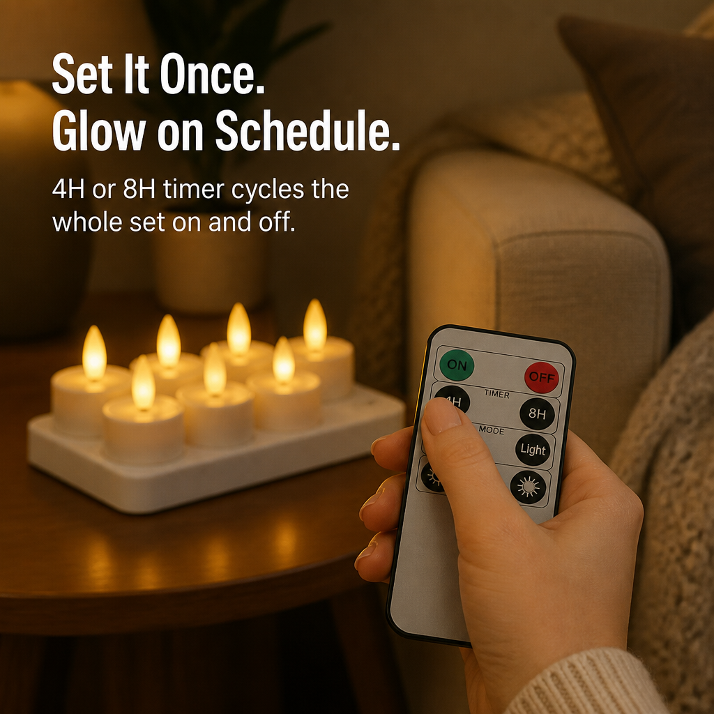 FlareMist™ — Recharge Twelve Real-Looking Flames in One Quick Plug-In