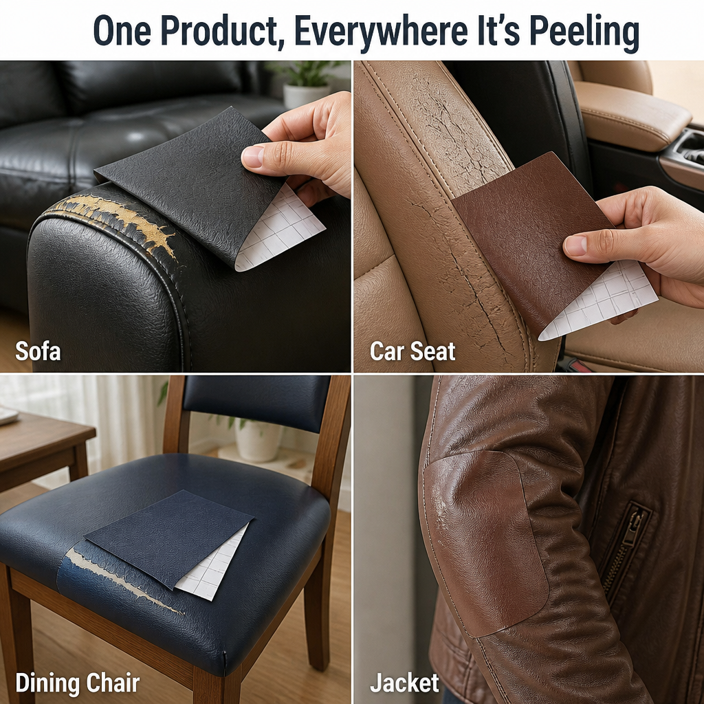 PatchPerfect™ — Cover Peeling Couches, Worn Car Seats & Cracked Leather in Minutes