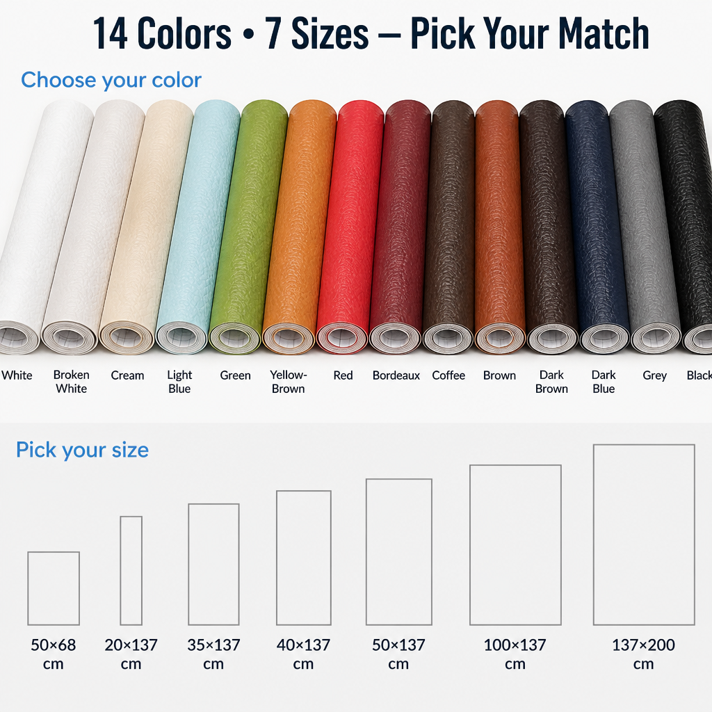 PatchPerfect™ — Cover Peeling Couches, Worn Car Seats & Cracked Leather in Minutes