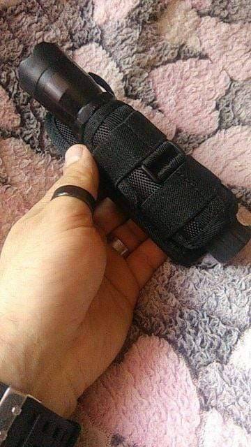 360-Degree Rotating Holster for Tactical Flashlights