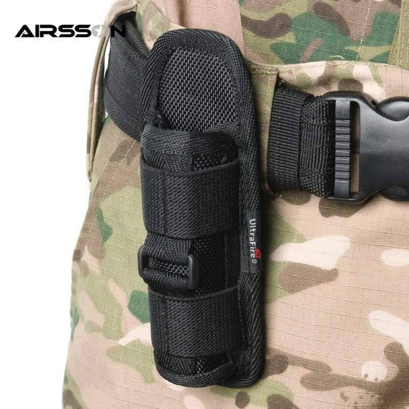 360-Degree Rotating Holster for Tactical Flashlights