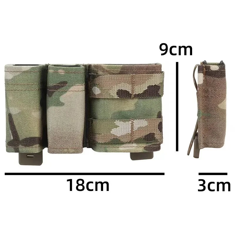 Double Magazine Holder for 9mm and 5.56mm Clips