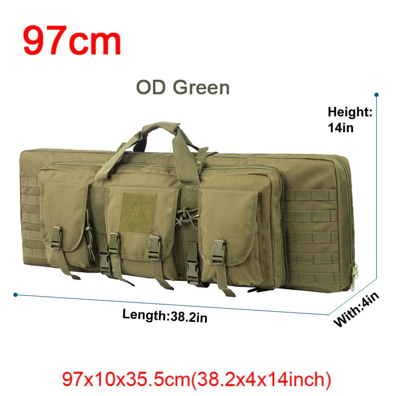 Gun Case and Tactical Backpack for Two Rifles