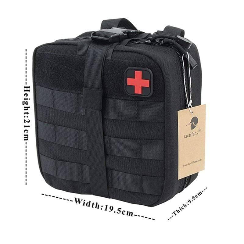 Outdoor Survival First Aid Pouch with Tactical MOLLE System