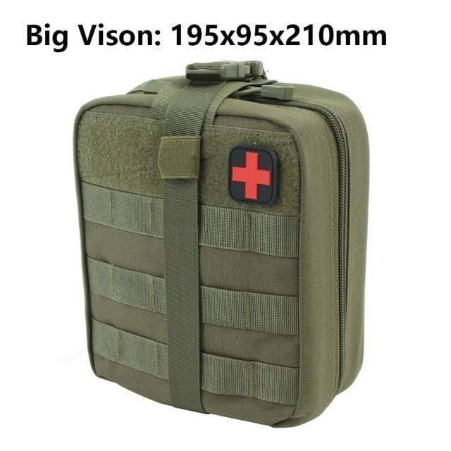 Outdoor Survival First Aid Pouch with Tactical MOLLE System