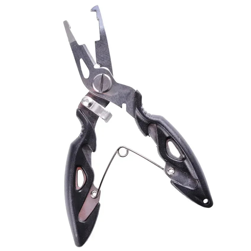 Multi-functional Fishing Pliers Featuring Braid Cutting Tool and Hook Extractor